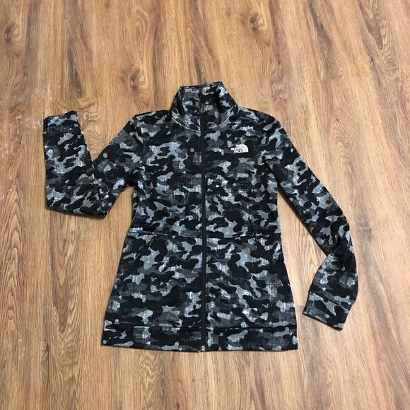 TNF The North Face Camo jacket top long sleeve size XS womens - Picture 7 of 7